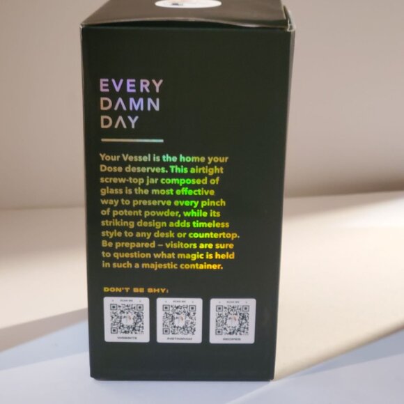 Everyday Dose Vessel Majestic Container Glass Jar Stash For Coffee Or Matcha NEW - Picture 3 of 6